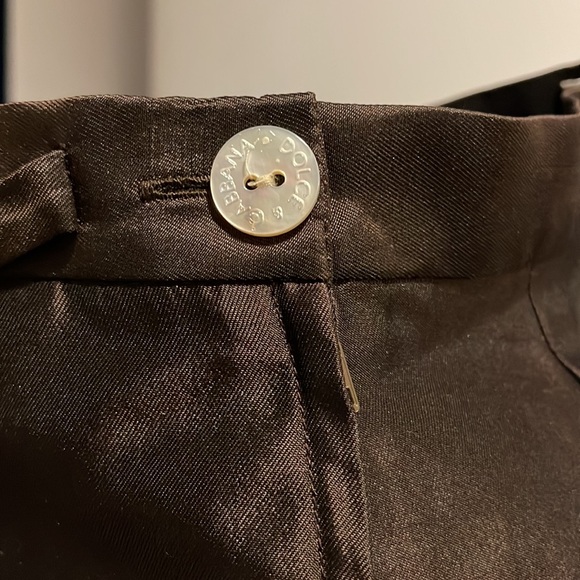 Dolce&Gabbana Silk Shorts with Logo Belt Buckle - Picture 3 of 8